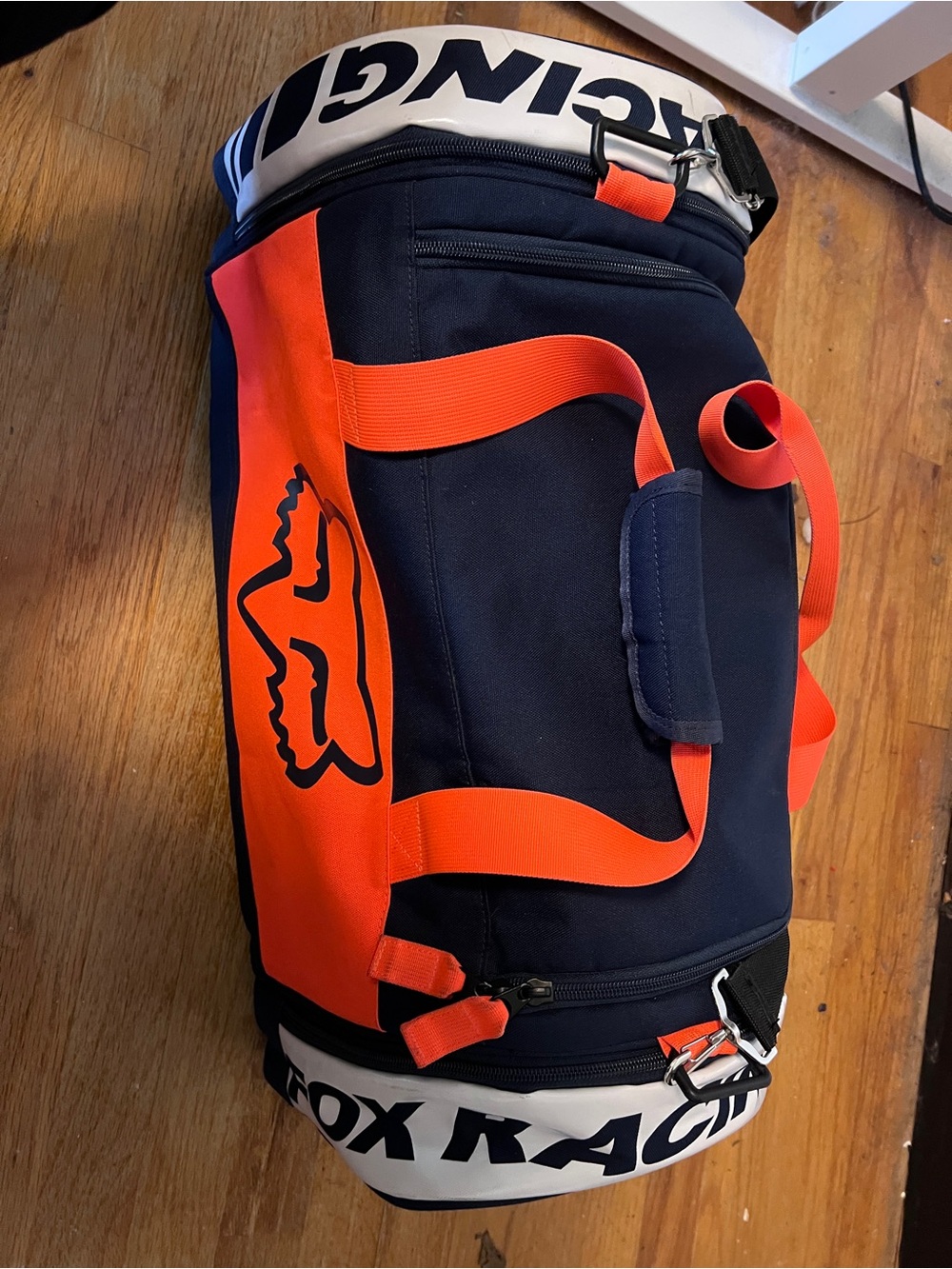 Fox Racing Blue and Orange Gear Bag - Picture 3 of 6